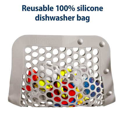 Sac en silicone pour lave-vaisselle Dr. Brown's, bleu