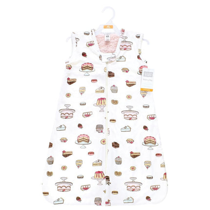 Hudson Baby Saco de dormir unisex de felpa de piel sintética, manta ponible, Sweet Bakery, 0-6 meses