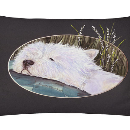 Westie Decorative Fabric Pillow