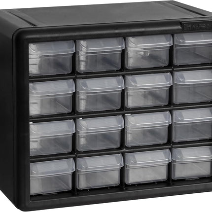 Akro-Mils 10716 16-Drawer Plastic Drawer Storage C