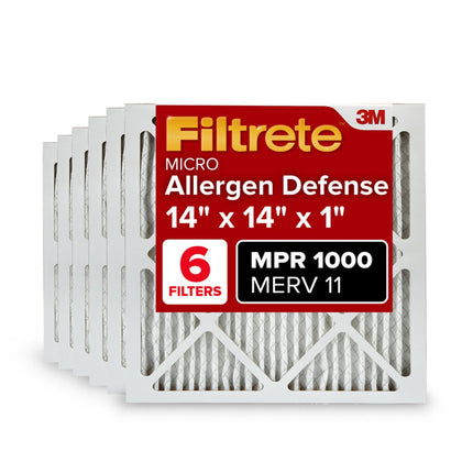 Filtrete 14x14x1, AC Furnace Air Filter, MPR 1000,