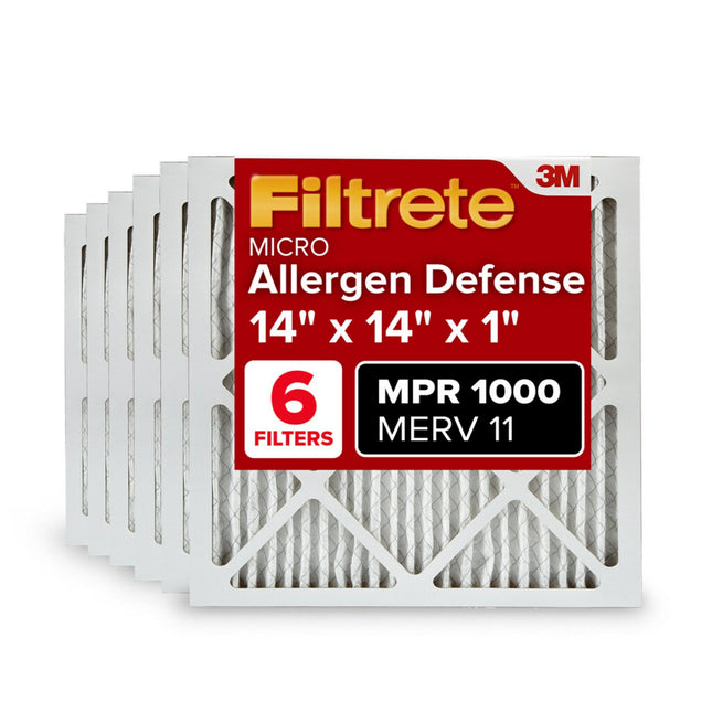 Filtrete 14x14x1, AC Furnace Air Filter, MPR 1000,