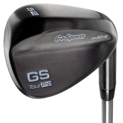 GoSports GS Tour Pro 52° Golf Club Wedge - Black
