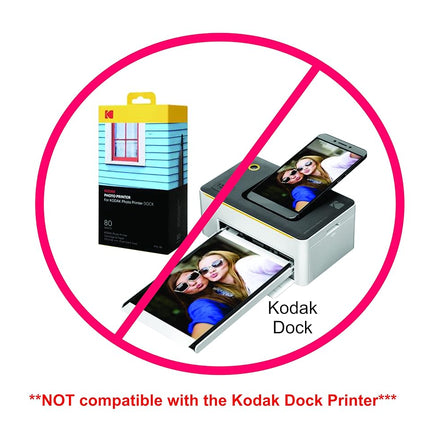 Kodak photo paper 4 x 6 glossy, 100 count 66 lb - 240 g/m (41175-9891181)