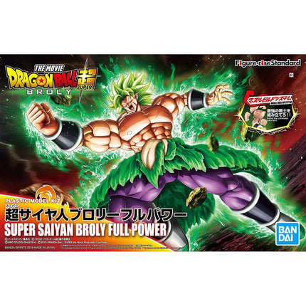 Bandai Model Kit Dragon Ball Super Saiyan Broly Full Power, green, purple., one size, BAS5055712