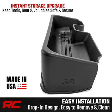 Rough Country Under Seat Storage for 19-22 1500 | 20-22 2500HD/3500HD - RC09051A