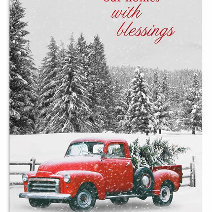 DaySpring - Black and White Christmas Classics - 60 Bulk Christmas Boxed Cards and Envelopes (U1347)