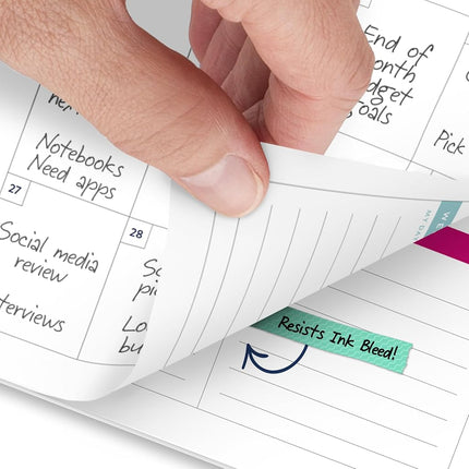 AT-A-GLANCE 2027 Planner, Simplified by Emily Ley, Weekly & Monthly, 5.5" x 8.5", Happy Stripe (EL57-200-27)