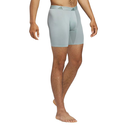 adidas Mens Microfiber 3-Pack Boxer Briefs Casual Casual - Black