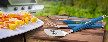 YouTheFan 5020940 NCAA UCLA Bruins Spirit Series 3-Piece BBQ Set, 22" x 9", Team Colors