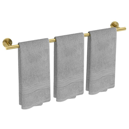 USHOWER Brushed Gold Bath Towel Bar, 30-Inch Towel