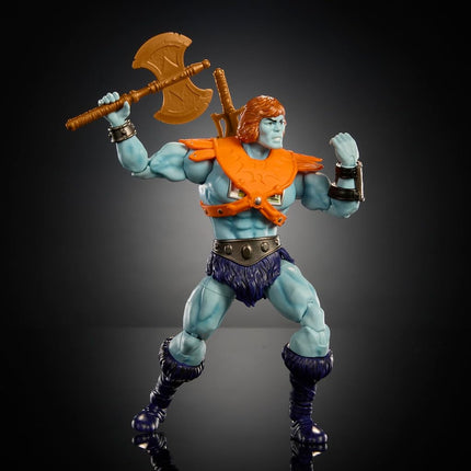Masters of the Universe Masterverse Action Figure, Vintage Collection Faker, 7 Inch MOTU Blue-Skinned Robotic He-Man Villain with Accessories, JBP94