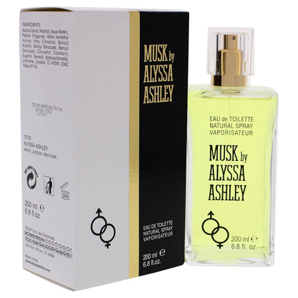 Alyssa Ashley Alyssa Ashley Musk Eau De Toilette Spray 6.8 Oz, 200 milliliters