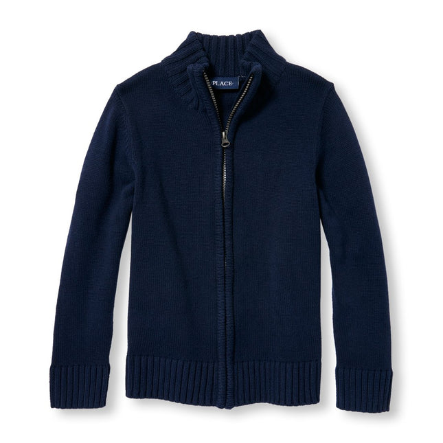 The Children's Place Boys' Long Sleeve Full Zip Sw