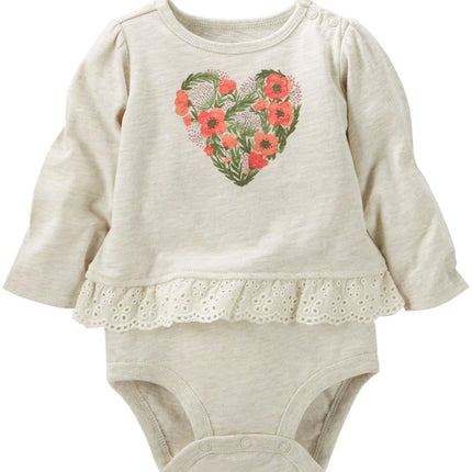 OshKosh B'Gosh Baby-Girls Single Bodysuit 11523011