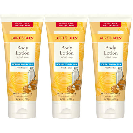 Burt's Bees Milk and Honey Body Lotion, 6 Ounces (