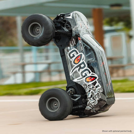 ARRMA 1/10 Gorgon 2WD RTA Kit Brushed Monster Truck (Battery & Charger Included), Clear, ARA3230SKT2