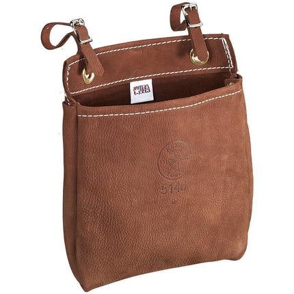 Klein Tools 5146 Tool Bag, Leather Tool Pouch with