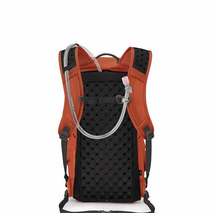 Osprey Skarab 18L Men's Hiking Backpack with Hydraulics Reservoir, Firestarter Orange