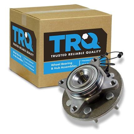 TRQ Front Wheel Bearing & Hub Assembly with ABS Se