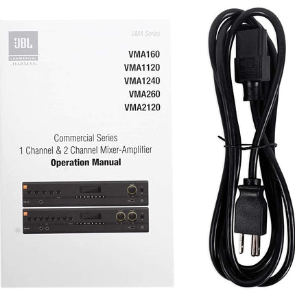 JBL Professional VMA160 Mezclador/Amplificador de 5 Entradas y 60 Vatios