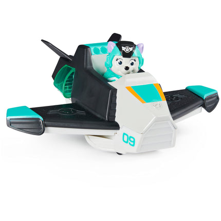 La Patrulla Canina, Jet al Rescate, Juguete Vehículo Transformable de Lujo Everest con Luces y Sonidos, Exclusivo de Amazon