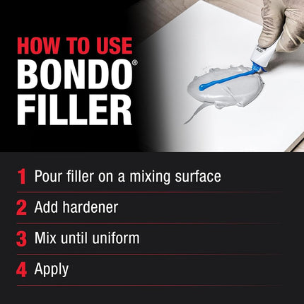 Bondo Body Repair Kit Ready Mix Pouches, Repairs One Large Hole Up to 3" with Patch, 1 Original Filler & Hardener, 1 Fiberglass Filler & Hardener, 1 Self-Adhesive Body Patch, 1 Spreader (BRKIT-2PK-ES)