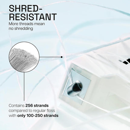 REACH Waxed Dental Floss, Unflavored, Plaque Remover for Teeth, Shred Resistant, Floss Slides Smoothly, Easy to Use, Waxed, Deep Cleaning Teeth, Oral Care, PFAS Free, for Adults & Kids, 6 Pack, 55 yd