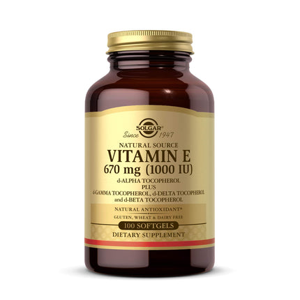 Solgar Natural Source Vitamin E 671mg - Supports T