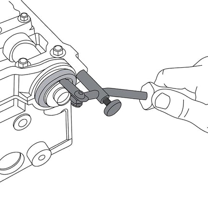 Extractor de retén de tipo eje Lisle 58430