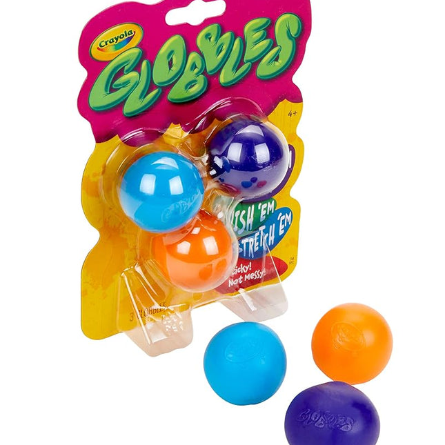 CRAYOLA GLOBBLES 3/PKG ASSRT COLR