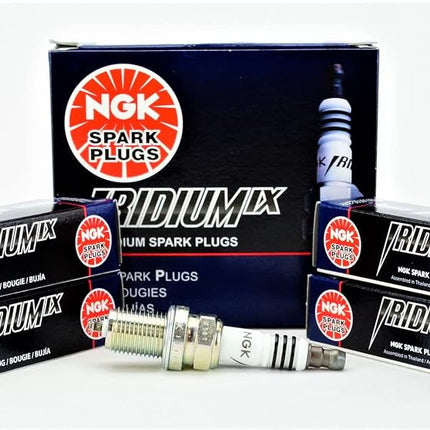 NGK Pack of 4 Motorcycle Spark Plugs No BKR7EIX, T