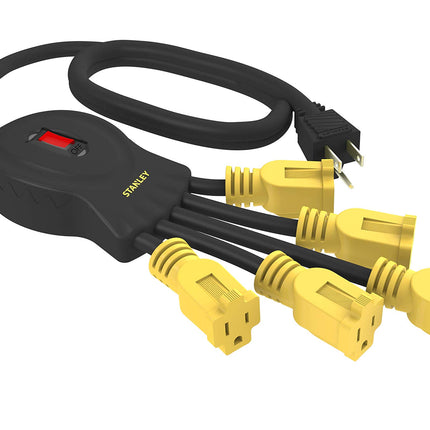 Stanley 31500 PowerSquid 5-Outlet Multiplier (Yell