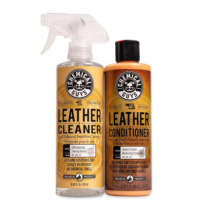Chemical Guys Leather Cleaner and Leather Conditio