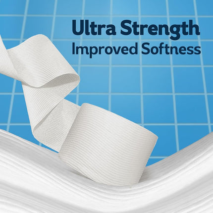 Papier toilette Cottonelle Ultra Clean avec texture Active CleaningRipples, 24 rouleaux géants familiaux (24 rouleaux géants familiaux = 132 rouleaux réguliers) (4 paquets de 6), 353 feuilles par rouleau, l'emballage peut varier, blanc