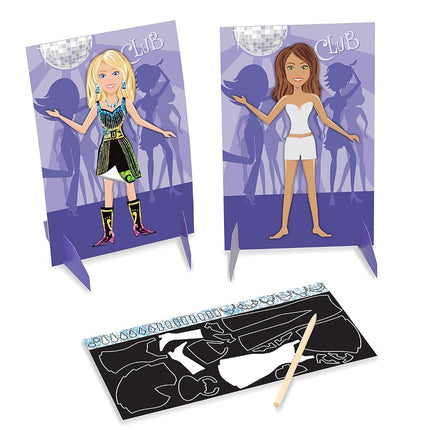 Party Time Scratch Art Fashion Stickers