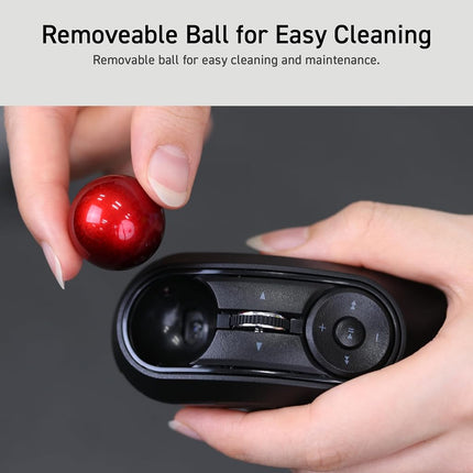 ELECOM Relacon Handheld Trackball Pointer, Ambidextrous, Thumb, Bluetooth