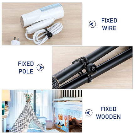 Bungee Cords with Balls 50 PCS- Ball Bungee Cords 4 Inch Heavy Duty Elastic Cord Ball Bungee Canopy Tie Downs Tarp Bungee with Balls for Camping, Shelter,Cargo,Tent Poles UV Resistant
