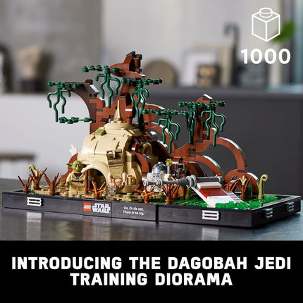 LEGO Star Wars Dagobah Jedi Training Diorama 75330 Building Kit for Adults; Brick-Built Collectible for Display (1,000 Pieces)