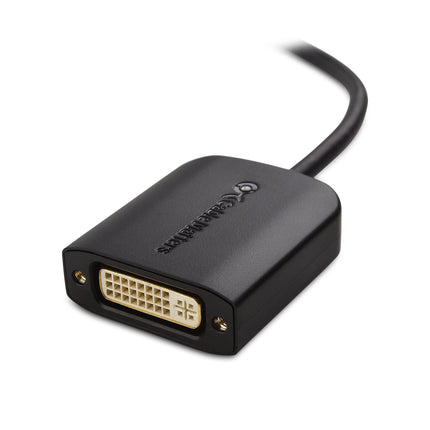 Adaptador USB C a DVI de Cable Matters (Adaptador USB-C a DVI) en negro - Puerto Thunderbolt 3 compatible con MacBook Pro, Dell XPS 13, 15, HP Spectre x360, Surface Pro, Yoga 910 y más