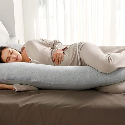 Momcozy Pregnancy Pillow for Sleeping - U Shaped Full Body Maternity Pillow