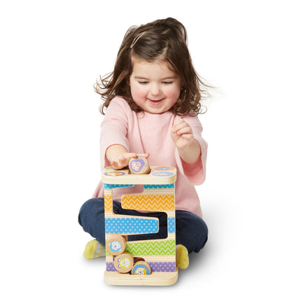 Melissa & Doug Safari Zig-Zag Tower Early Development Toy