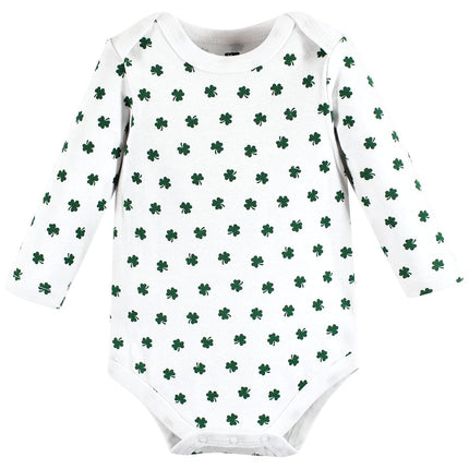 Hudson Baby grenouillères à manches longues en coton unisexe pour bébé, Cutest Clover, 3-6 mois
