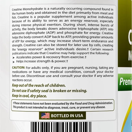 Best Naturals Creatine Monohydrate 1 Lb Powder