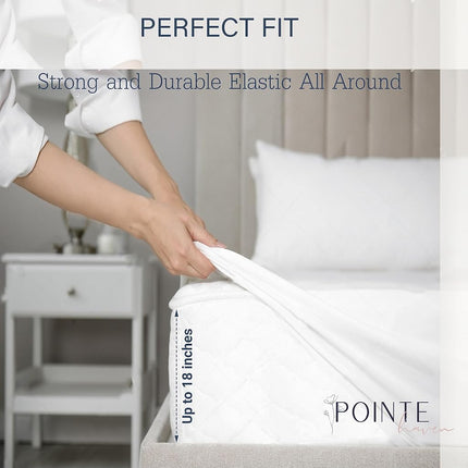 pointehaven 200 Thread Count Percale Sheet Set, Full, Cypress