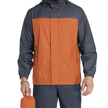 33,000ft Packable Rain Jacket Men's Lightweight Wa