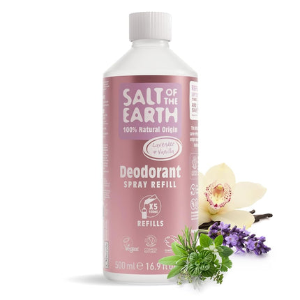 Salt Of The Earth Natural Deodorant Spray Refill P