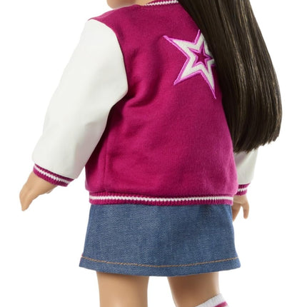 American Girl, Truly Me 18-inch Doll #124 with Brown Eyes, Straight Black-Brown Hair, Light-to-Medium Skin, Ages 6+