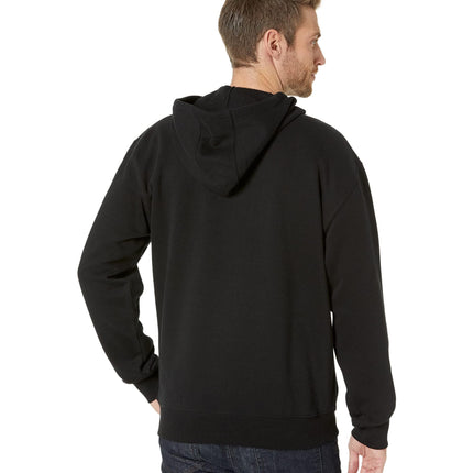 Dickies Men's Full Zip Fleece Hoodie, Dark Heather, L Tall