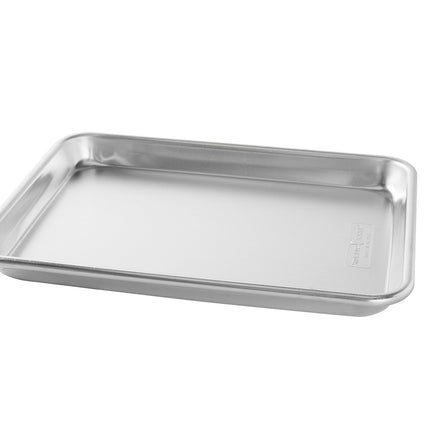 Nordic Ware Bandeja de horno de aluminio natural comercial, tamaño cuarto, paquete de 2